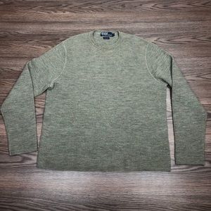 Polo Ralph Lauren Light Olive Crewneck Sweater L